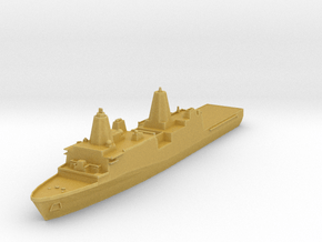 USS San Antonio Class in Tan Fine Detail Plastic: 1:1000