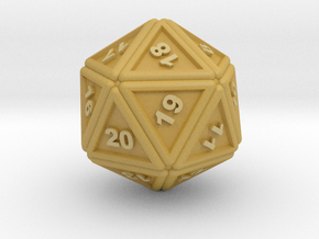 Panels D20 (spindown) in Clear Ultra Fine Detail Plastic: Small