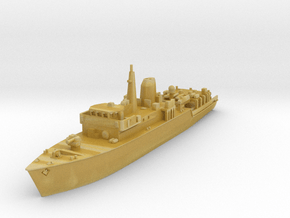 Royal Navy Hunt-class mine countermeasures vessel in Clear Ultra Fine Detail Plastic: 1:600