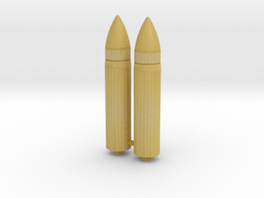 UGM-73 Poseidon C3 SLBM in Clear Ultra Fine Detail Plastic: 6mm