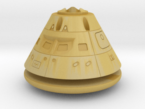 Orion Crew Capsule in Clear Ultra Fine Detail Plastic: 6mm