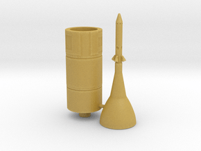 Orion Launch Abort 2 in Clear Ultra Fine Detail Plastic: 6mm
