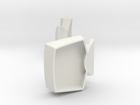 Master Pentagonal Floppy Prism CENTER MISC (PRINT  in White Natural Versatile Plastic