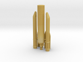 Ariane 5 in Clear Ultra Fine Detail Plastic: 1:250