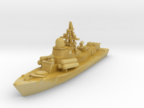 Soviet Missile Corvette Nanuchka III Project 12341 in Tan Fine Detail Plastic: 1:600