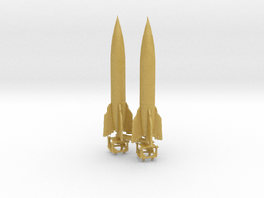 V2 - A4 Rocket in Tan Fine Detail Plastic: 6mm