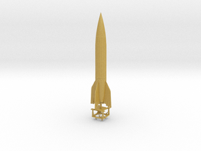V2 - A4 Rocket in Tan Fine Detail Plastic: 1:64 - S