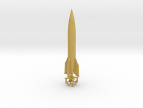 V2 - A4 Rocket in Clear Ultra Fine Detail Plastic: 1:250
