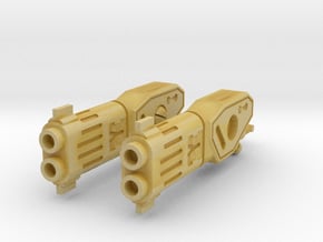 TF-G2b D-Fuser Blaster - Side Mount in Tan Fine Detail Plastic: d00
