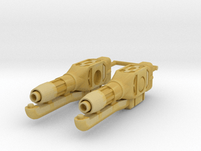 TF-G7a Plasma Thrower - Side Mount in Tan Fine Detail Plastic: d00