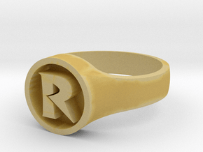 Robin Ring (Small) in Clear Ultra Fine Detail Plastic: 5 / 49