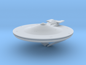 1000 Mars class saucer parts in Clear Ultra Fine Detail Plastic