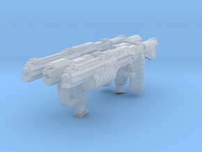 MB_MCX Halo UNSC Magnums and Shotguns in Clear Ultra Fine Detail Plastic