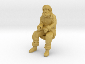 Santa Claus Sitting in Clear Ultra Fine Detail Plastic: 1:160 - N