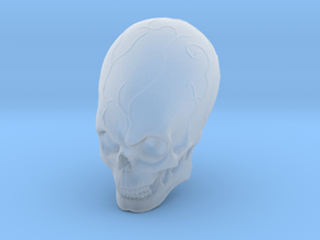 Elebrian skull  in Clear Ultra Fine Detail Plastic
