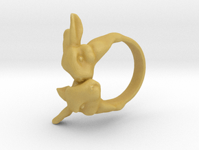 Bunny Love in Clear Ultra Fine Detail Plastic: 6 / 51.5