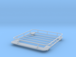 1/24 1/25 small roof rack in Clear Ultra Fine Detail Plastic