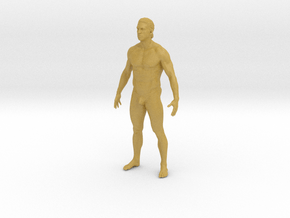 Naked man in 10cm Passed in Clear Ultra Fine Detail Plastic: 1:32
