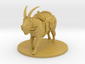 Giant Mountain Goat Mount in Tan Fine Detail Plastic