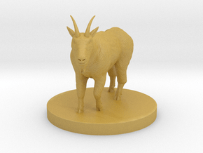 Mountain Goat in Tan Fine Detail Plastic