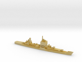 USS Long Beach, Final Layout, 1/1500 in Tan Fine Detail Plastic