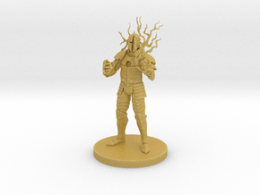 Human Male Armored Sorcerer in Tan Fine Detail Plastic