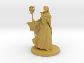 Female Elf Druid 4 in Tan Fine Detail Plastic