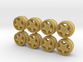 P-Cup 8-2 Hot Wheels Rims in Tan Fine Detail Plastic