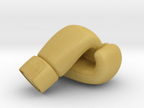 Boxing Gloves in Tan Fine Detail Plastic: Small