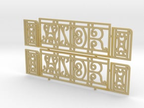 o-76-adr-3-gwr-64-coach-balcony-ends in Tan Fine Detail Plastic