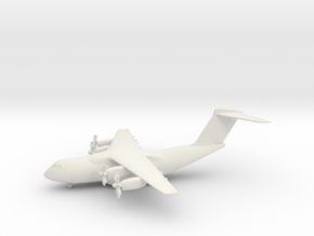 Airbus A400M Grizzly in White Natural Versatile Plastic: 6mm