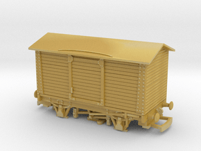 HO/OO LNER 12-ton Saxa Salt Van Bachmann in Tan Fine Detail Plastic