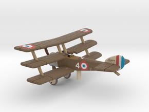 French Sopwith Triplane #4 (full color) in Matte High Definition Full Color
