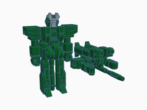 Rainmaker RoGunners in Green Processed Versatile Plastic: Large