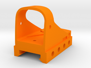 Trike Red Dot Reflex Sight for Rival / Hyper Rail in Orange Smooth Versatile Plastic