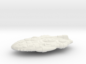 MonSkal Frigate in White Natural Versatile Plastic