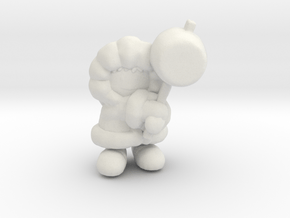 Ice Climber 4 inch figure model for games in White Natural Versatile Plastic