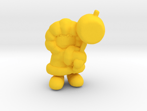 Ice Climber 4 inch figure model for games in Yellow Smooth Versatile Plastic