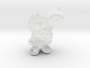 Ice Climber 4 inch figure model for games in Clear Ultra Fine Detail Plastic