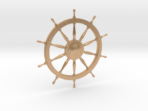 1/20 Ships Wheel (Helm) 91 mm diameter in Natural Bronze