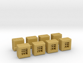 1/200 DKM Life Rafts Set x8 in Tan Fine Detail Plastic