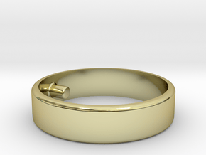 Replacement ring for original nozzle. in 18k Gold Plated Brass