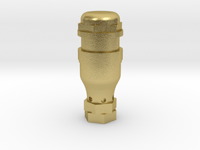 1.6" Scale GE 70 Ton Main Reservoir Safety Valve in Natural Brass