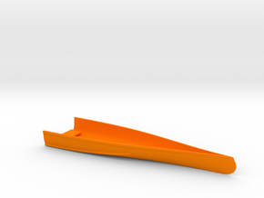 1/700 HMS Iron Duke Hull Bottom Bow in Orange Smooth Versatile Plastic