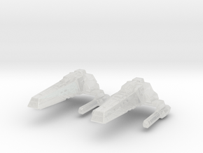 Surak Class (Federation) 1/7000 Attack Wing x2 in Clear Ultra Fine Detail Plastic