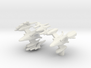 Swarm Command Ship 1/700 Attack Wing x2 in White Natural Versatile Plastic
