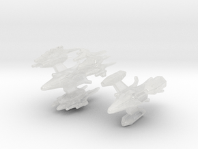 Swarm Command Ship 1/700 x2 in Clear Ultra Fine Detail Plastic