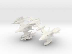 Swarm Command Ship 1/350 Attack Wing x2 in White Natural Versatile Plastic