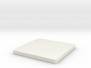 KDBC003PV 600 x 600 Paving Slab (1-24 Scale) in White Natural Versatile Plastic