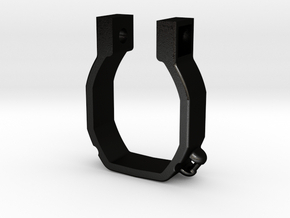 strap holder in Matte Black Steel